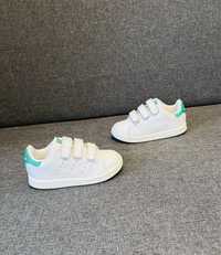 Adidas р.24, на ніжку до 15,5см Кеди дитячі Originals Stan Smith Green