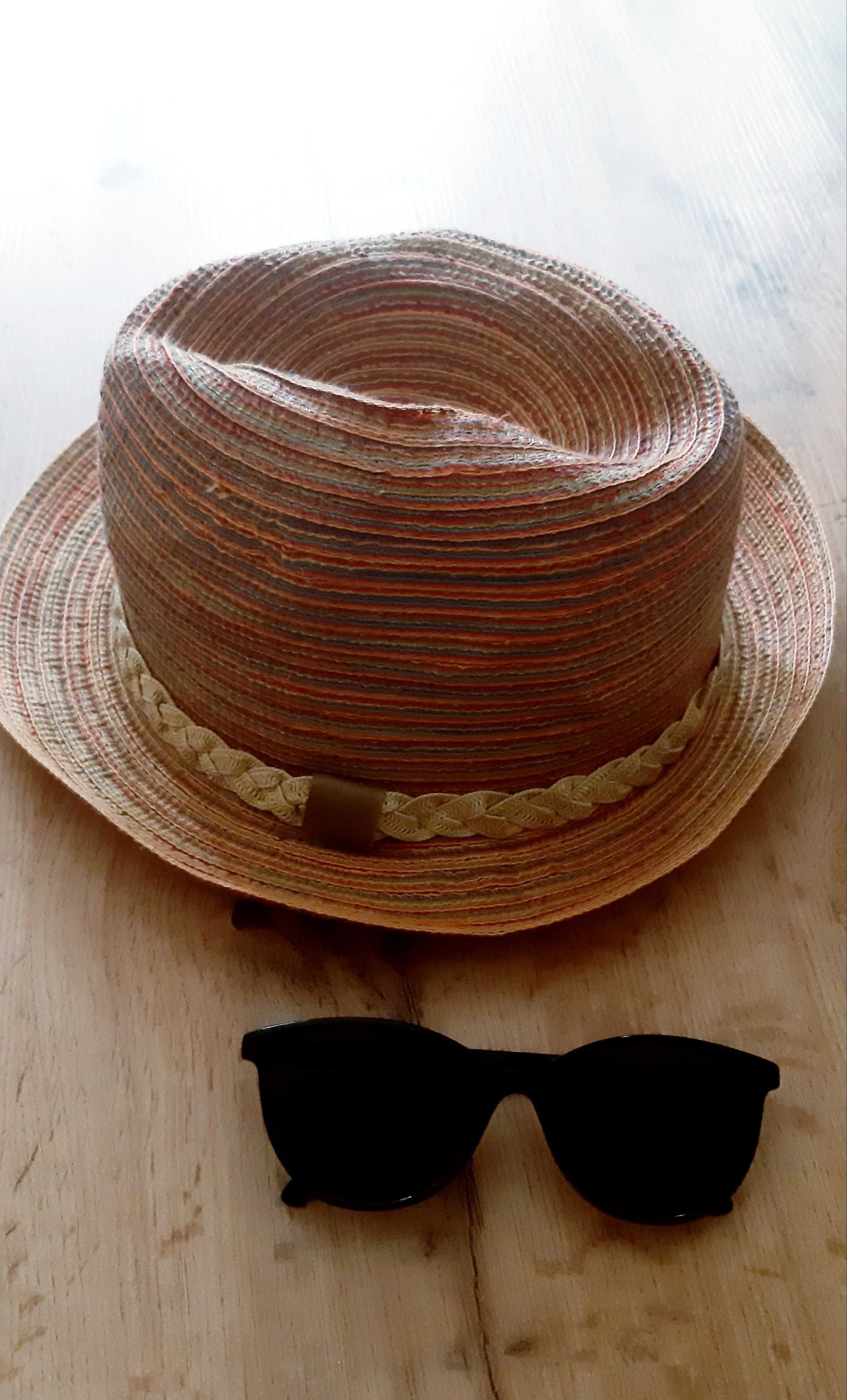 Kolorowy miękki kapelusz na lato Seeberger