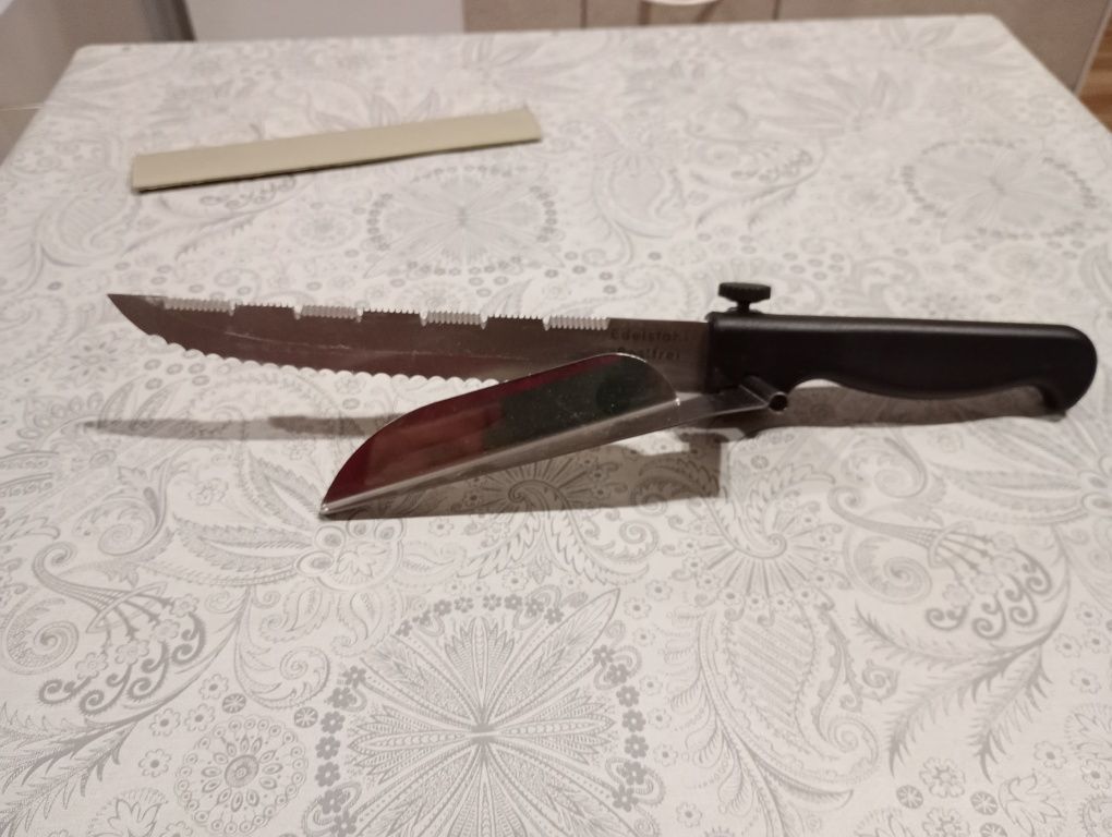 Nóż kuchenny EDELSTAHL ROSTFREI z prowadnicą