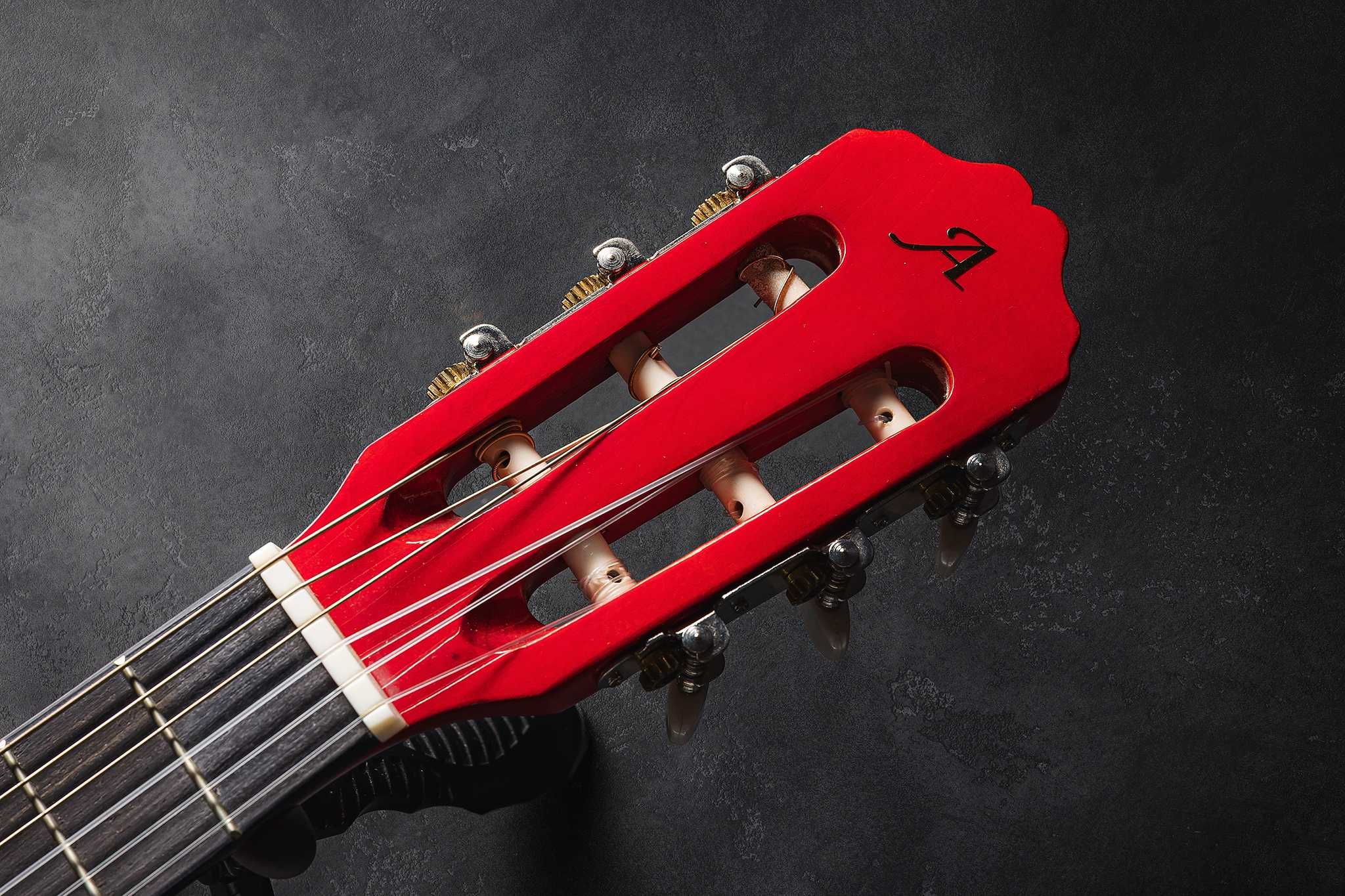 Gitara klasyczna Alvera 1/2 Red Burst Black z pokrowcem dla dzieci