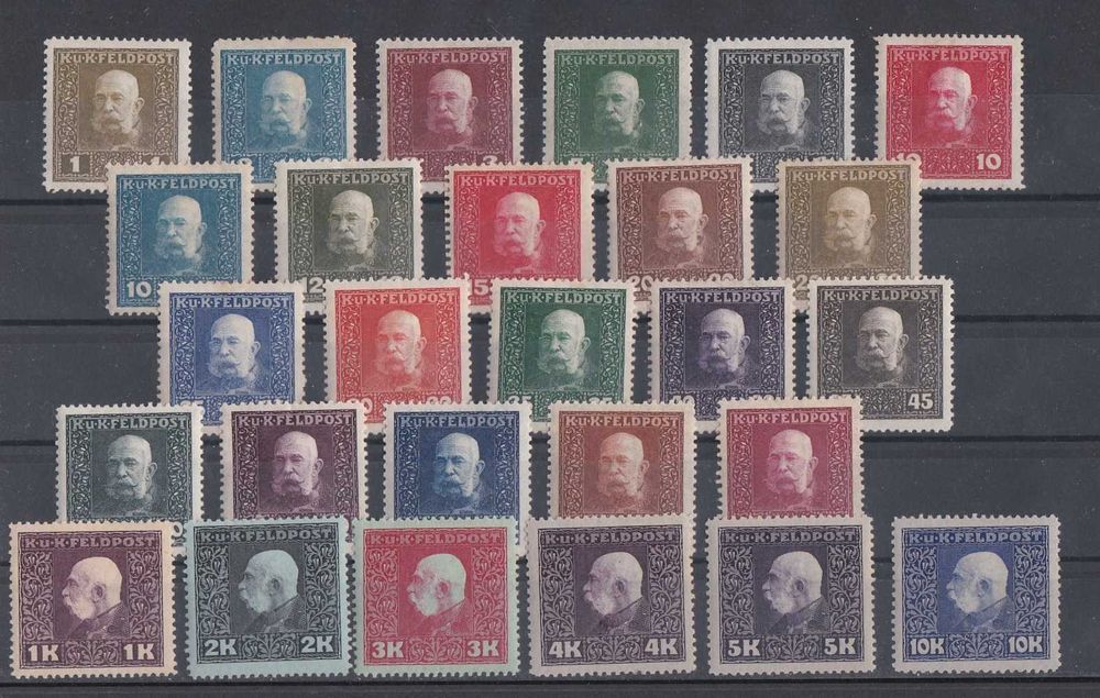 Austria. Stare znaczki, zestaw 66