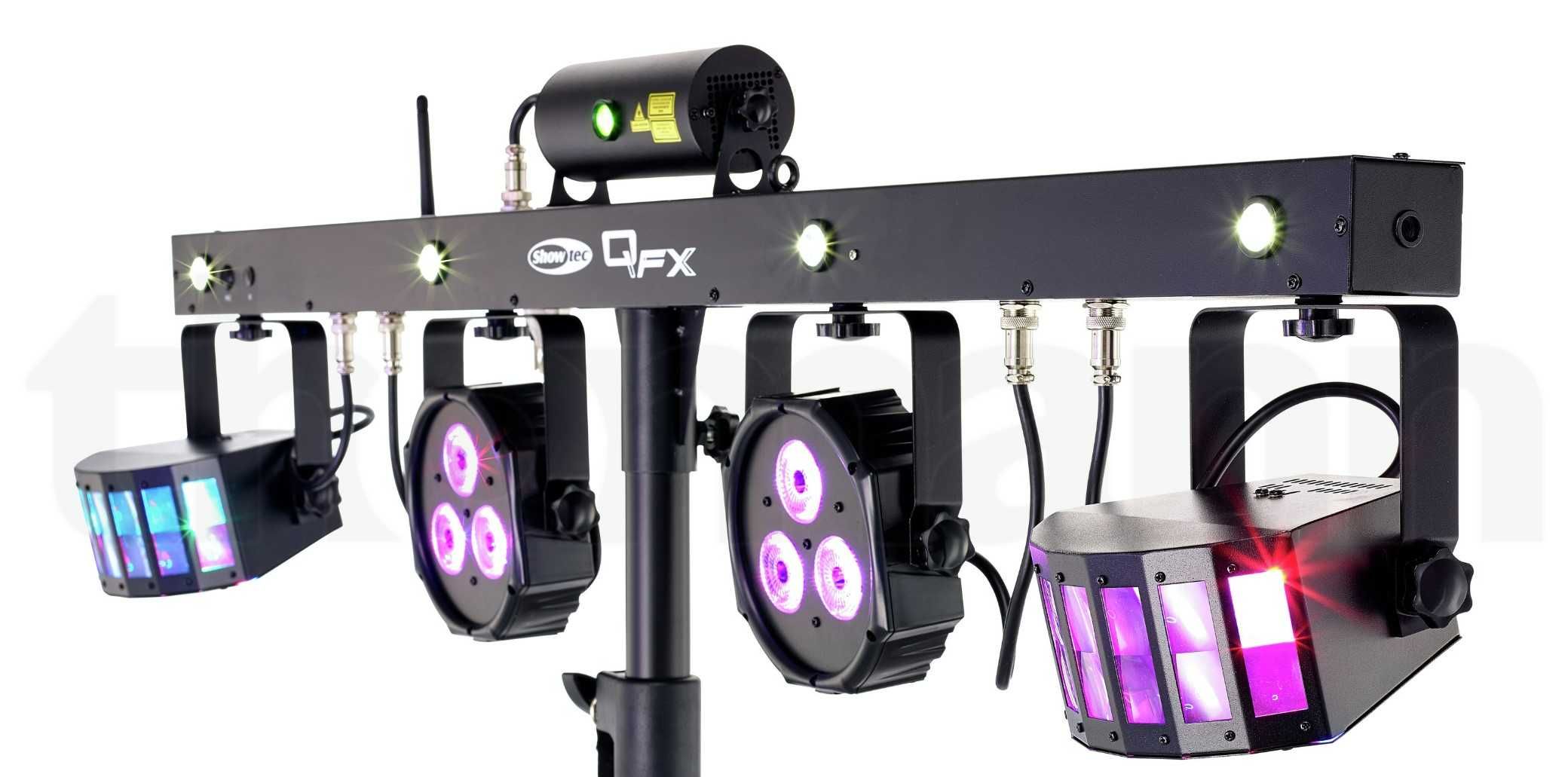 Luzes para DJ Showtec QFX Usado (NÃO NEGOCIÁVEL)