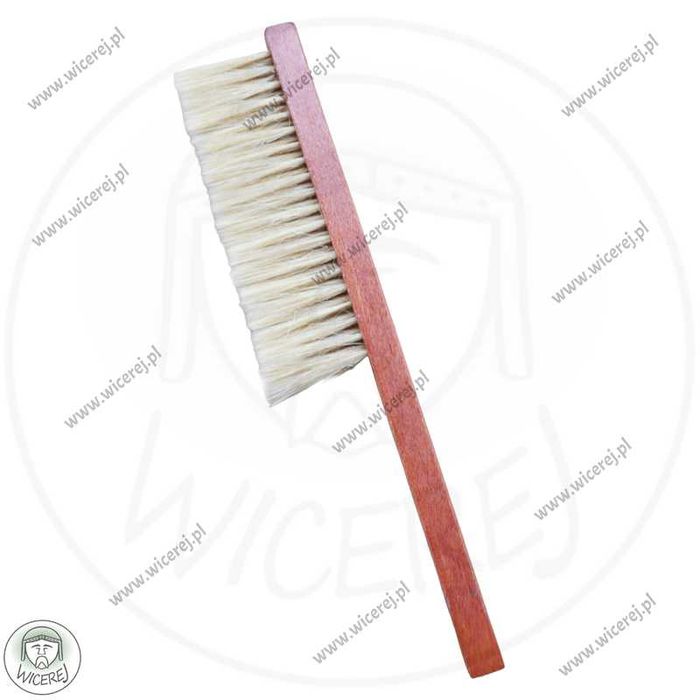 Miękka Zmiotka Szczotka Pszczelarska 2rzędowa naturalne włosie pszczół