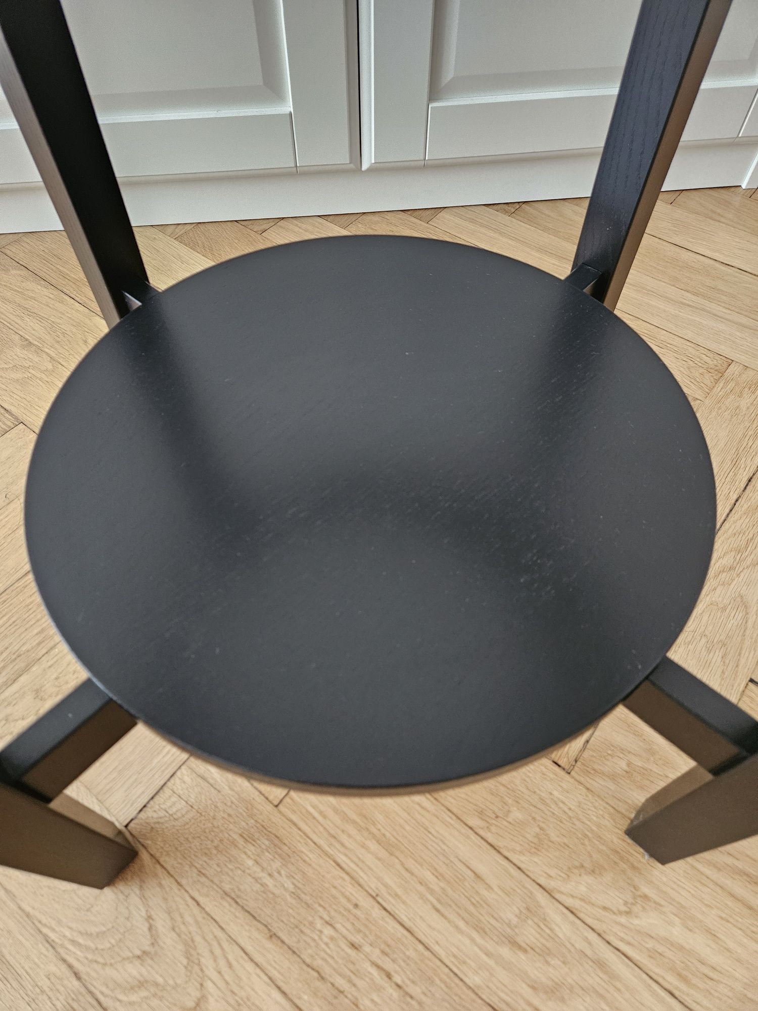 Stolik Ikea Malmsta fornir czarnobrąz