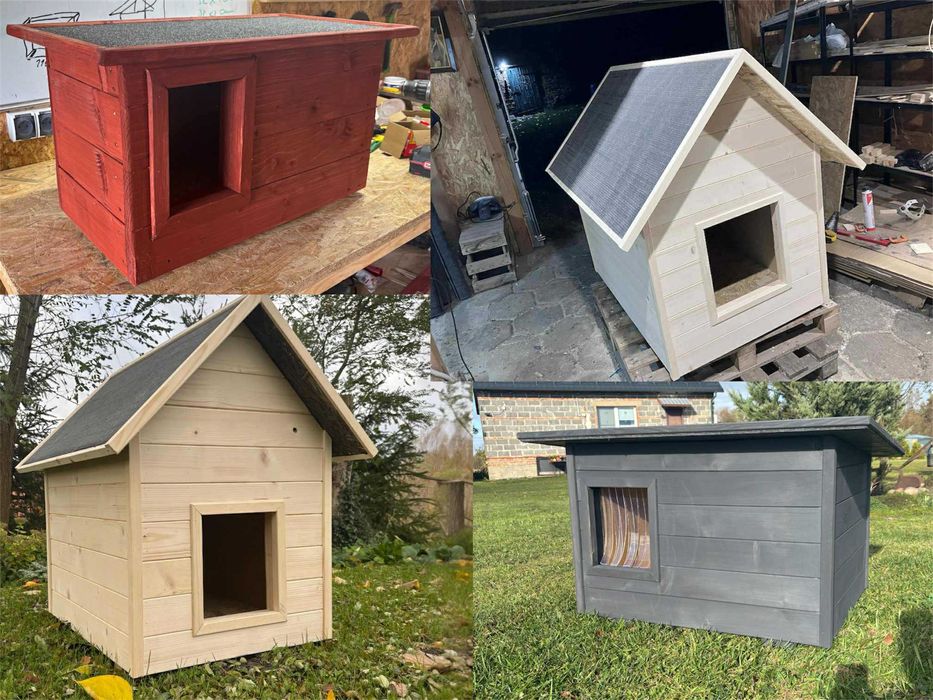 BUDY DLA PSA/KOTA ocieplane wiele rozmiarów