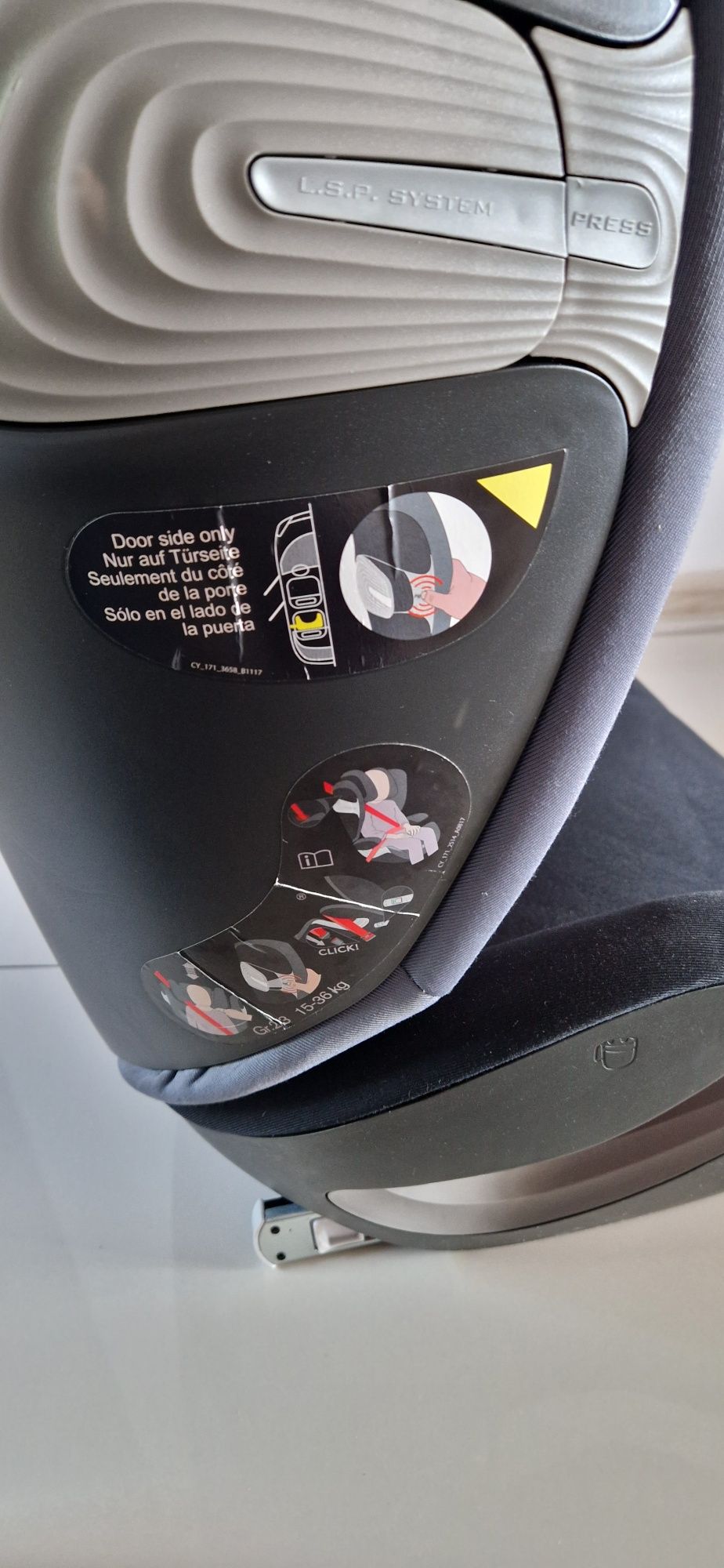 Fotelik Cybex S-fix Solution Premium 15-36 kg