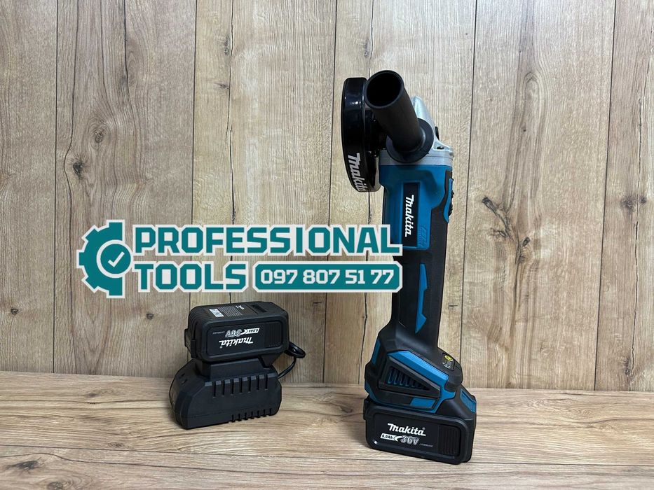 Акумуляторна Полірувальна машина Makita DGA504 Болгарка 3режими роботи