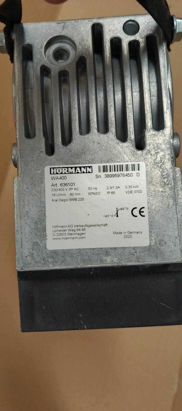 Silnik przemysłowy Hormann