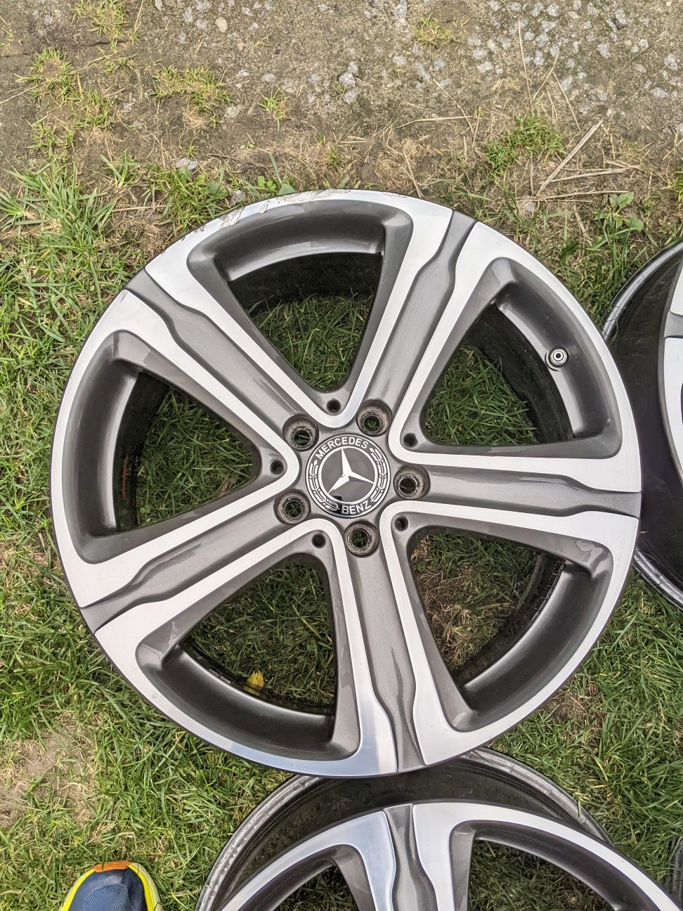 Шикарні темно сірі диски R18 Mercedes GLE 166 Glk E w212 w213 V w447