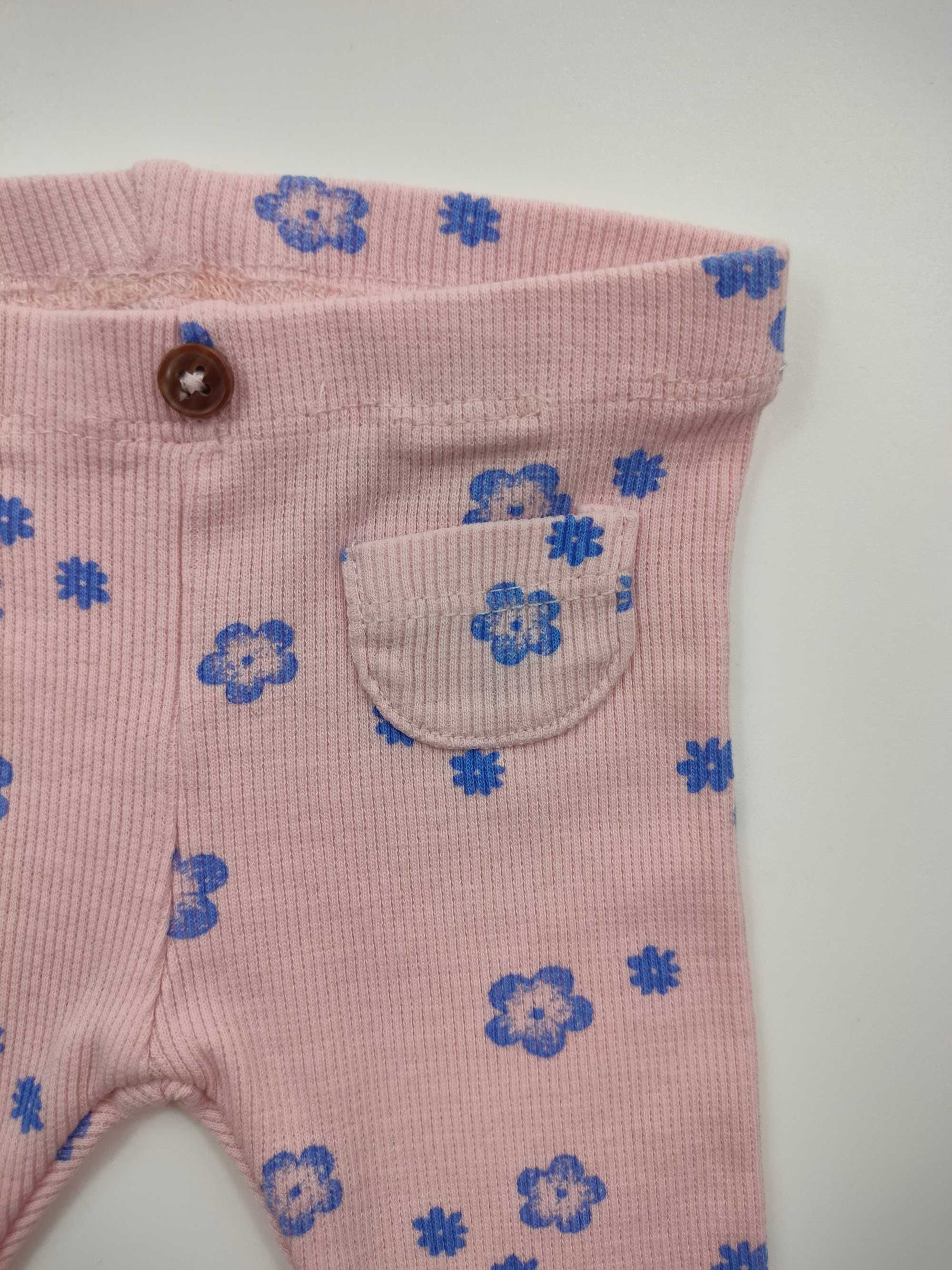 legginsy prążkowane kwiatki Pepco r 56