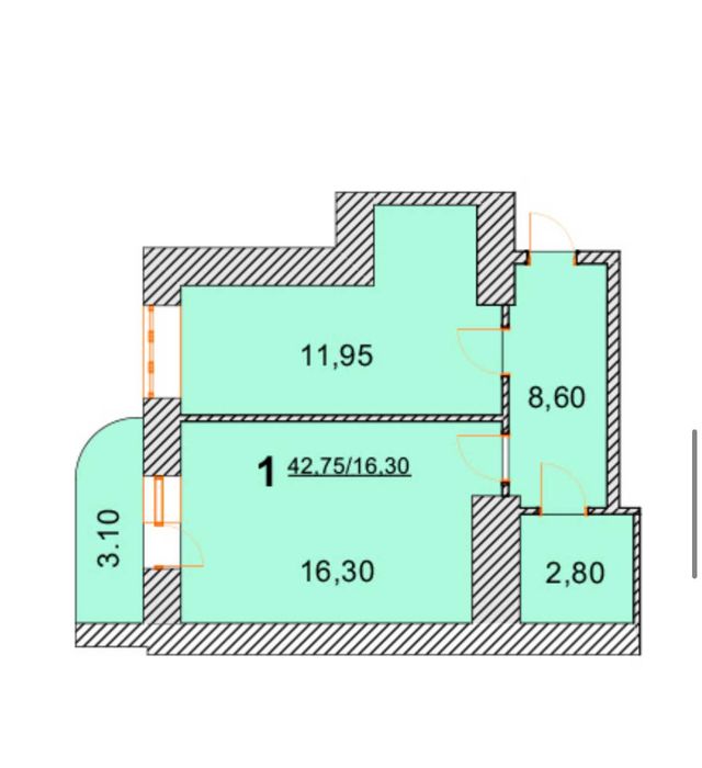 жк "ЛЕЛЕКА". вул. Головатого 76. гарне планування
