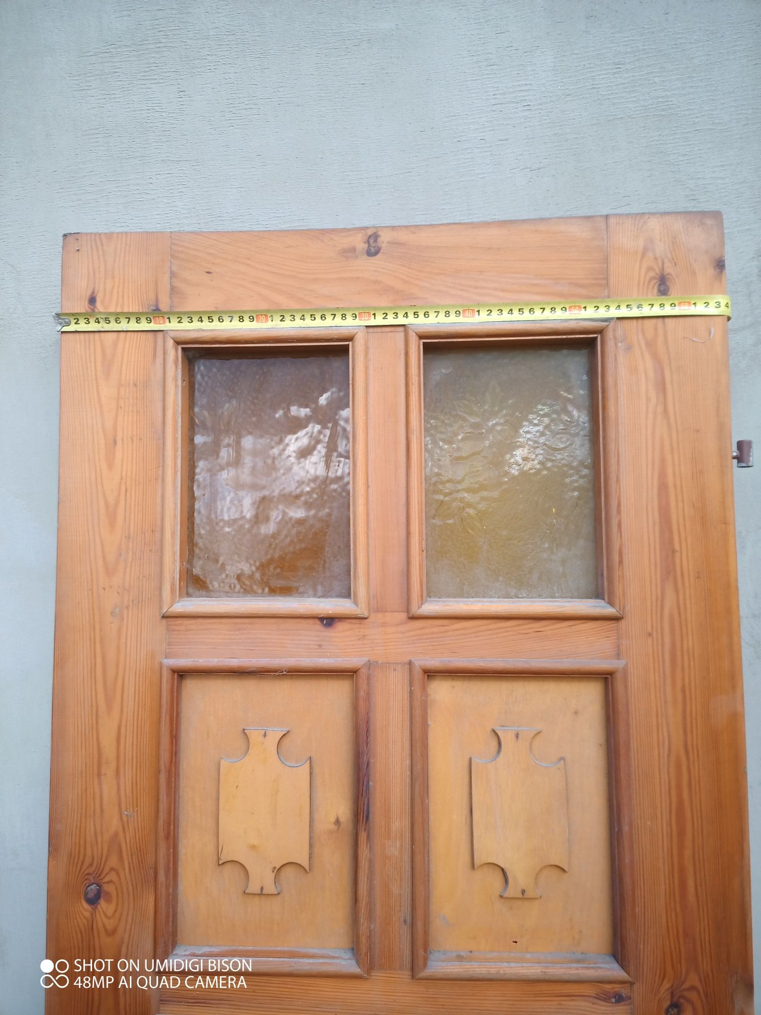 Drzwi drewniane  prawe 60 stylowe