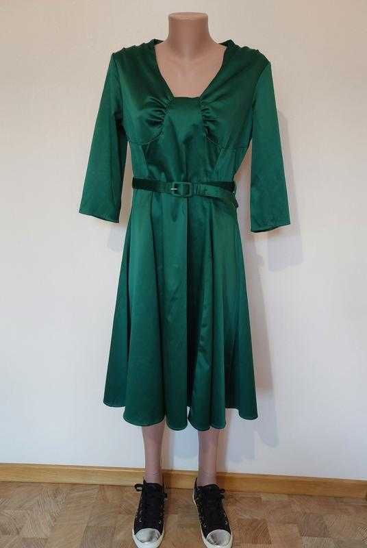 Сяюча смарагдова сукня 46-48 розміру