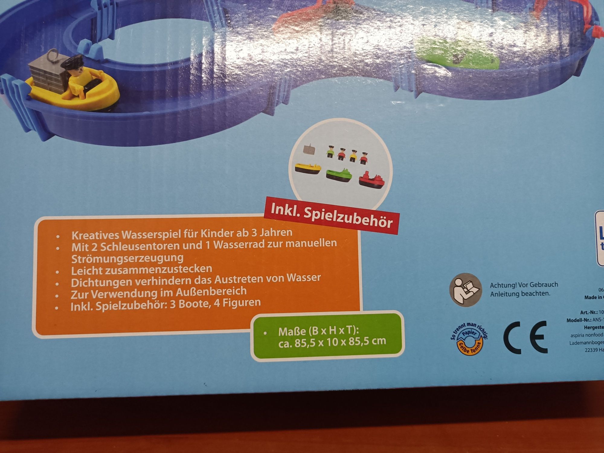 Zabawka gra wodna statki tor wodny playland