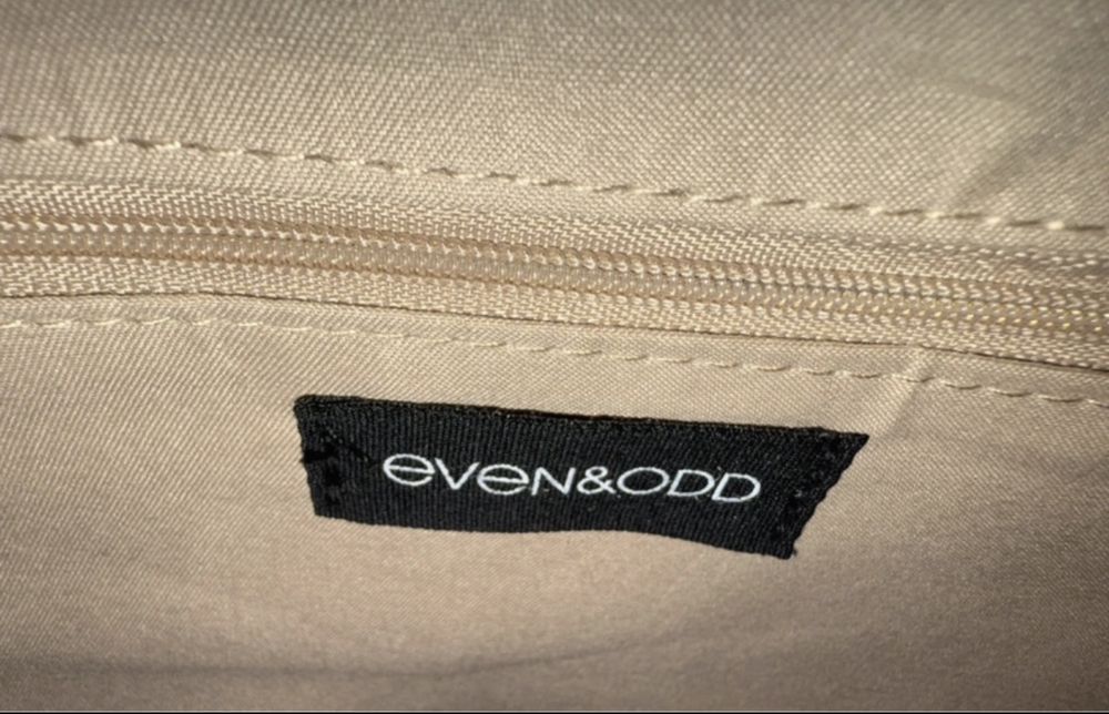 Nowa torba podróżna waluzka plecak Even Odd beżowa brązowa