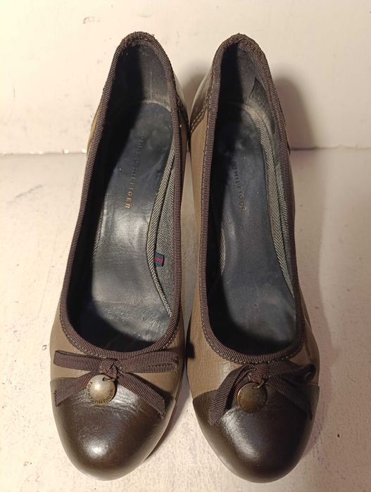 czółenka skórzane Tommy Hilfiger