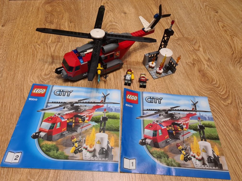 Kklocki lego City 60010 helikopter strażacki