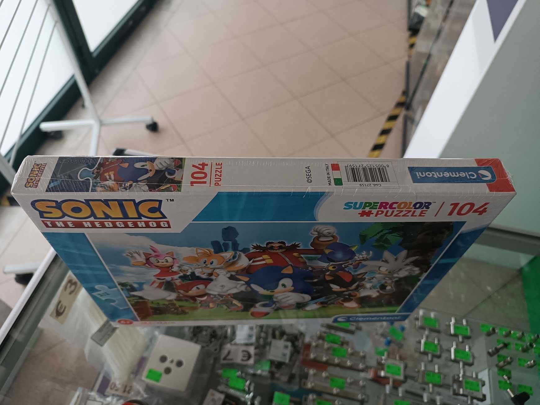 Puzzle Clementoni Sonic the Hedgehog Supercolor 48,5x33,5cm 104 peças