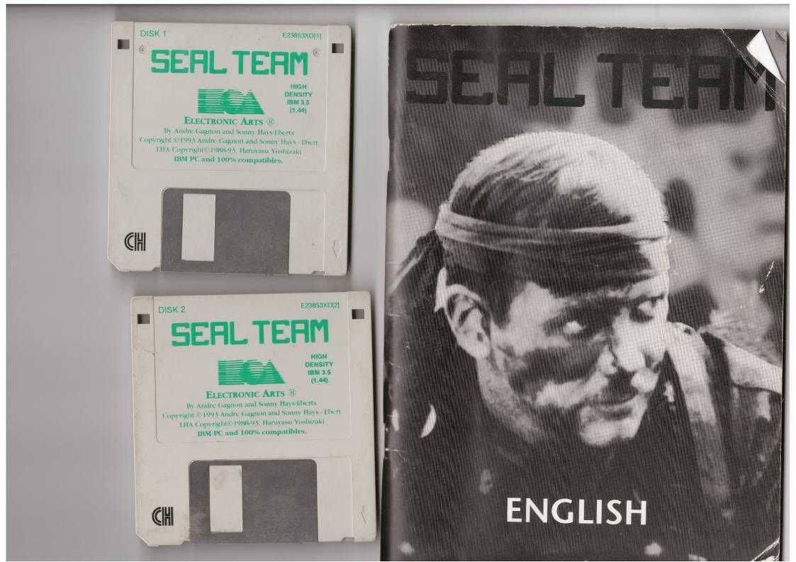 Seal Team Gra PC DOS na 2 dyskietkach floppy HD 3,5" - English