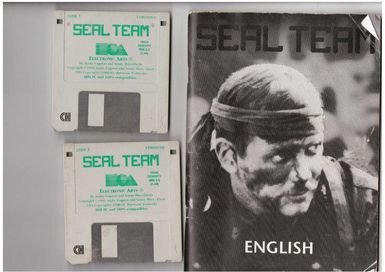 Seal Team Gra PC DOS na 2 dyskietkach floppy HD 3,5