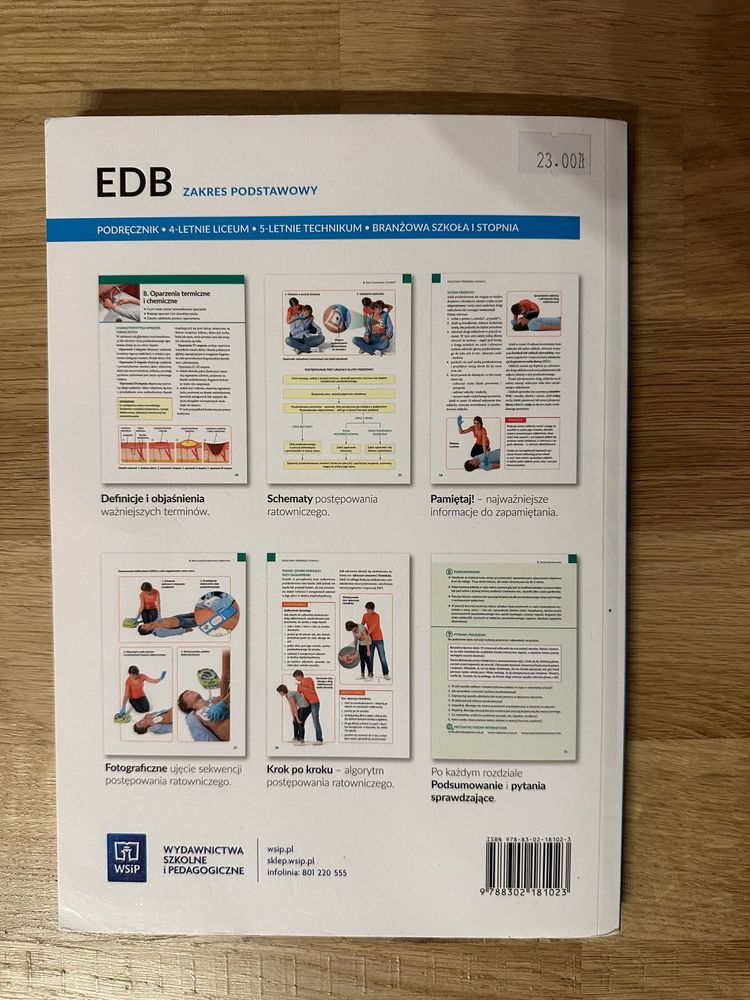 Edukacja dla bezpieczeństwa EDB klasa 1 podręcznik wsip