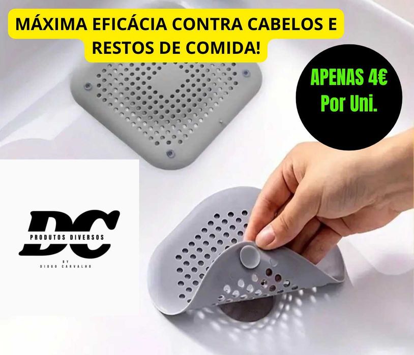 Protetor de Ralo Eficaz (Lava Louça &  Banheira)