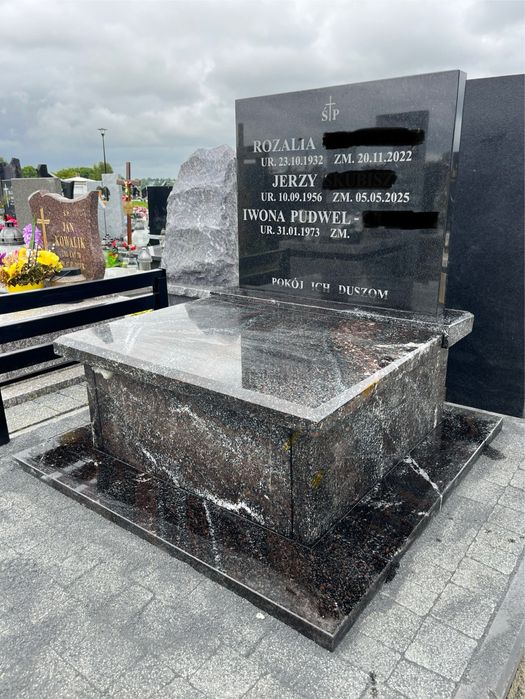 Sprzedaż, montaż - nagrobi, pomniki. Układanie kostki,kucie liter