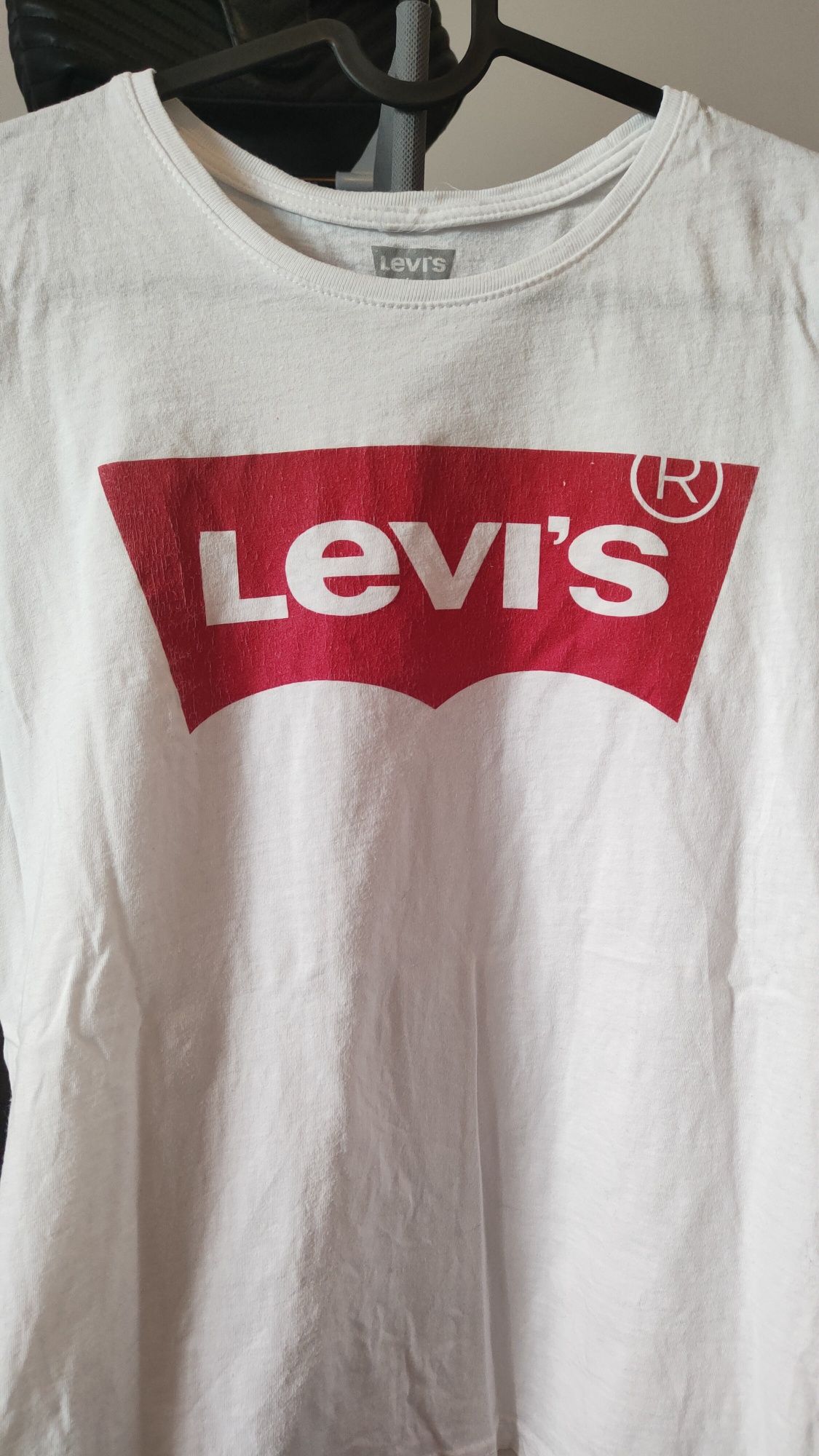 Levi's 38 M biała koszulka t-shirt bluzka bawelna