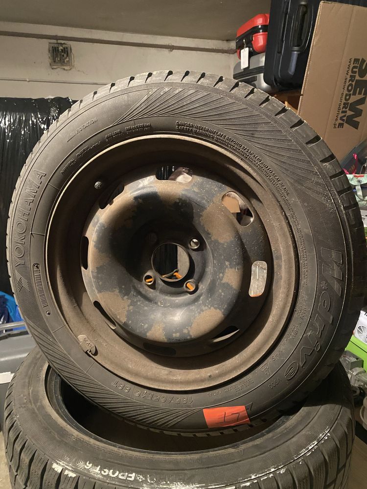 Felgi stalowe plus opony Yokohama 185/65 R15