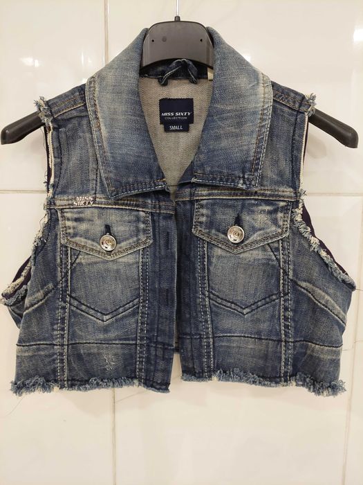 Colete em ganga marca Miss Sixty