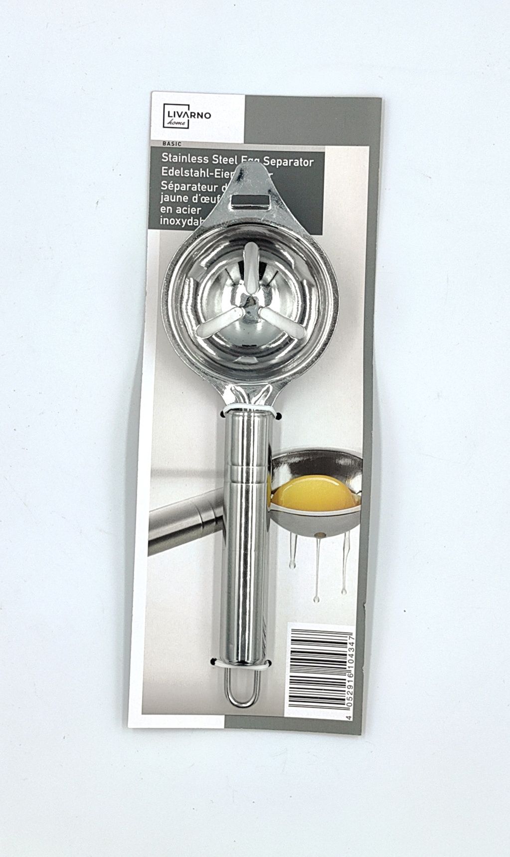Livarno home. Separator Białka Jajek Inox 304 | Filtr do Żółtek | Leje