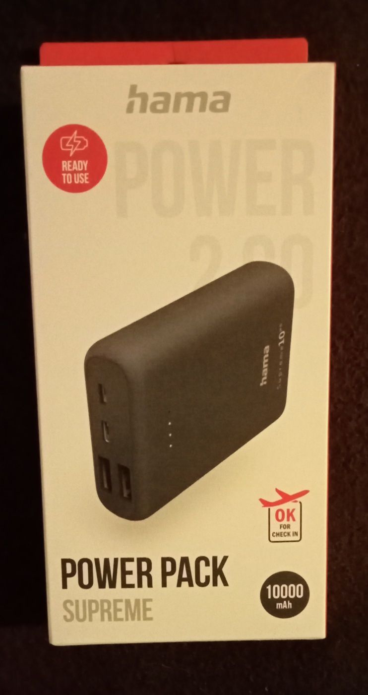 Hama super power bank,nowy, nie używany