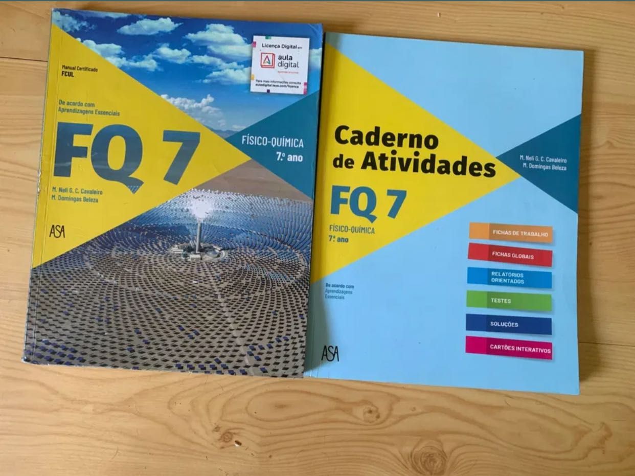 Físico-Química 7º Ano - FQ 7 - Manual ( conjunto)