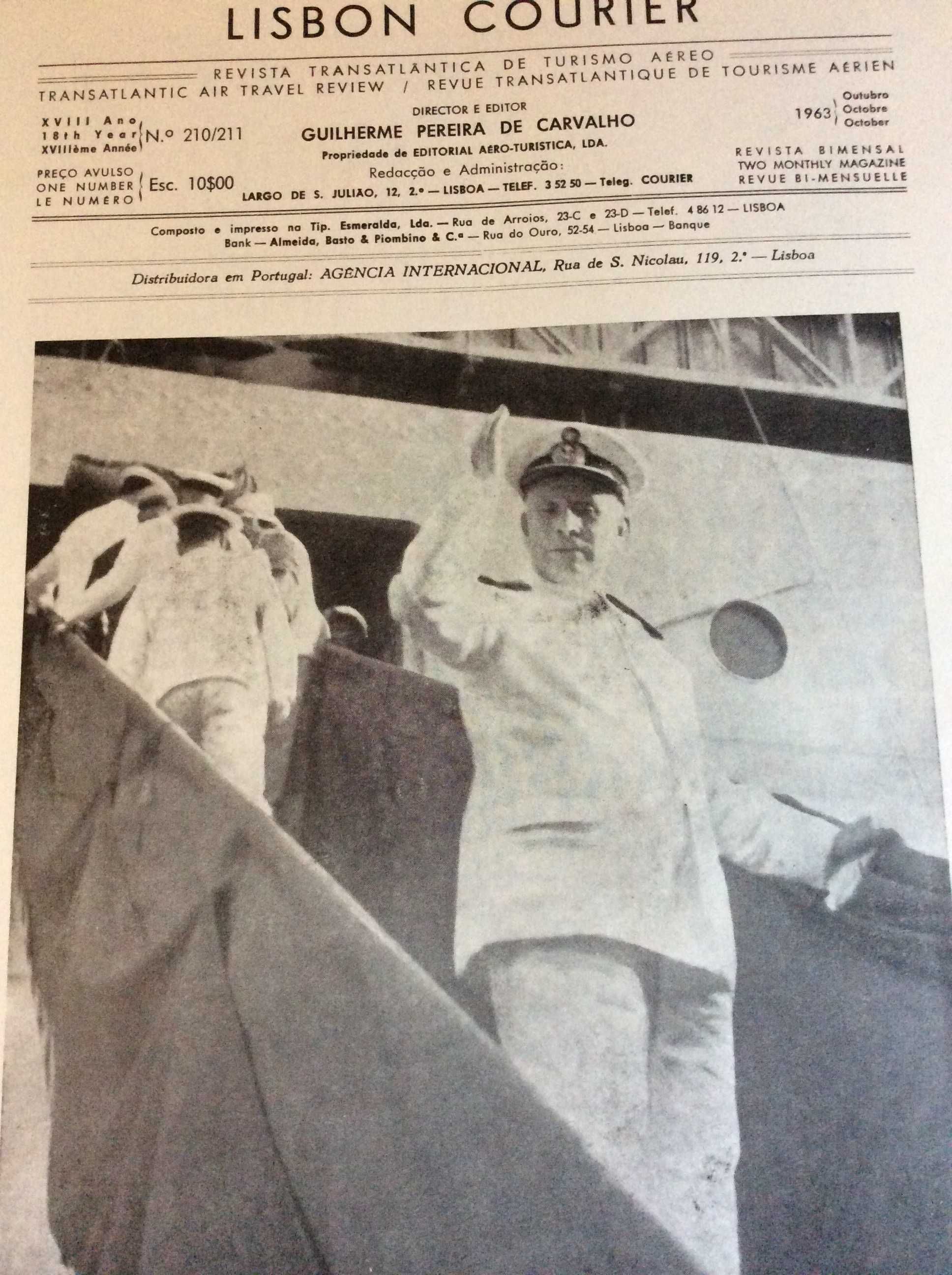 Lisbon Courier, Revista Transatlântica de Turismo Aéreo, 1963.