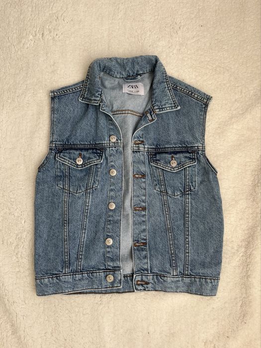 Джинсова жилетка
