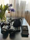 Nikon d3200 + obiektyw AF-S NIKKOR 18-55 mm + AF-S NIKKOR 50 mm 1,8
