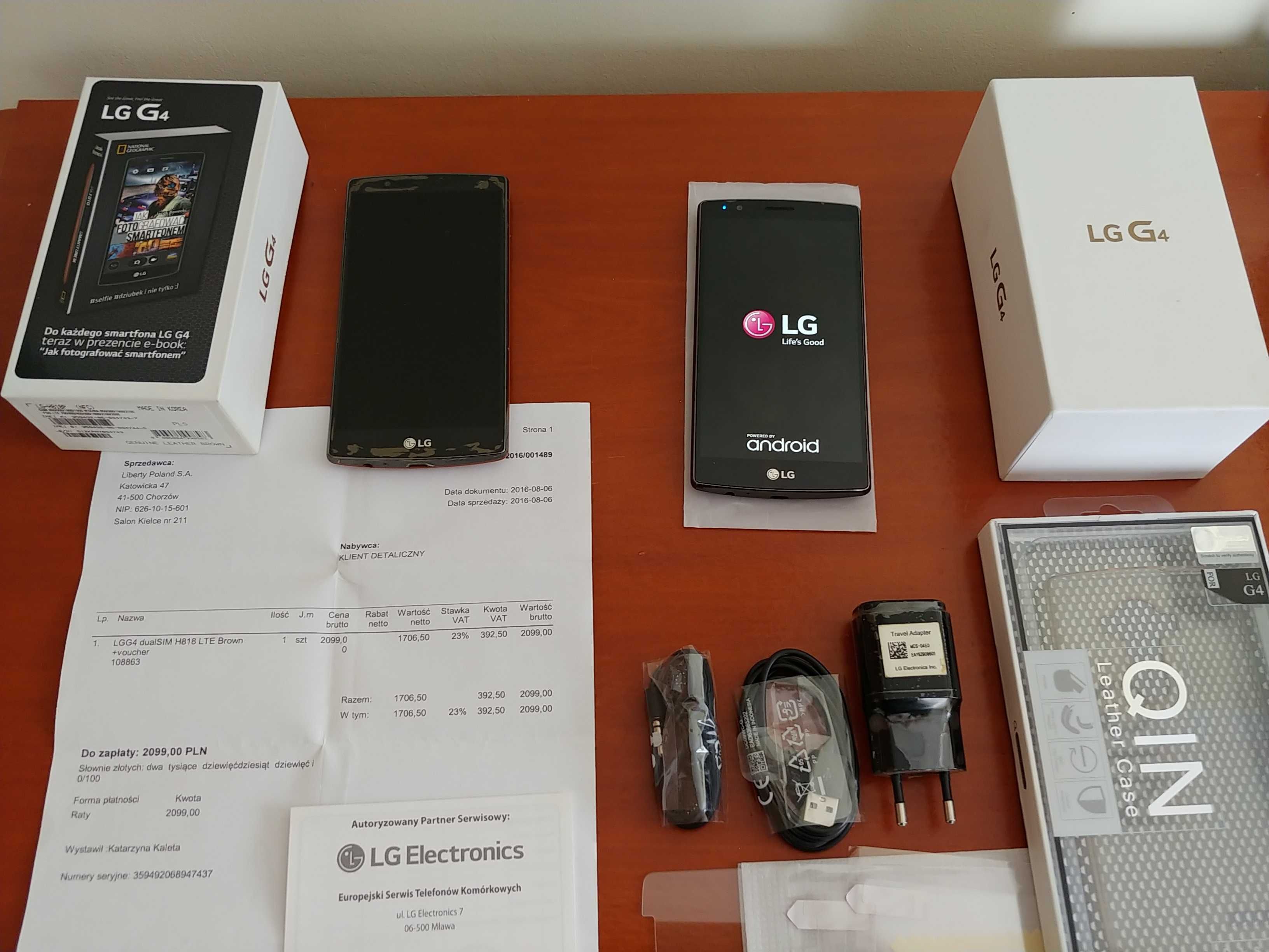 smartfon LG G4 H815 + H818