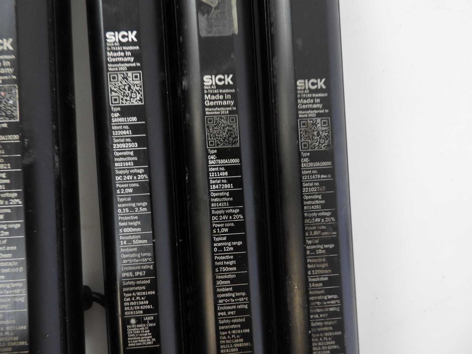 Przemysłowe optyczne kurtyny bezpieczeństwa SICK