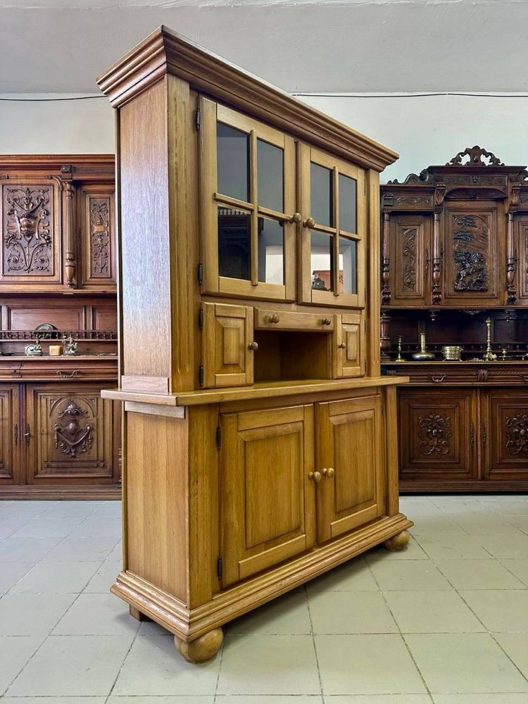 Вітрина сервант дерево витрина дуб 3227