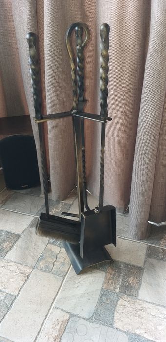 Набір для каміна чи грубки,барбекю.Каміний набір на стійці