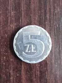 Moneta 5 złotych ,1989 r.