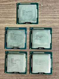 Процесори Intel Celeron/Pentium з сокетами 1155, 1150, 1151