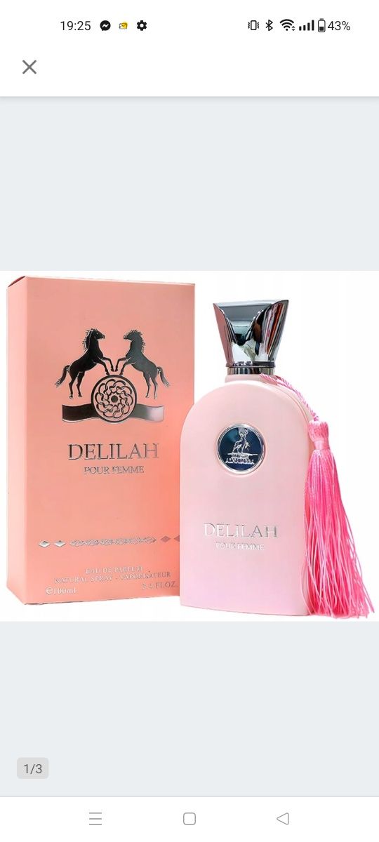 Maison Alhambra Delilah Arabskie Perfumy dla Kobiet  100 ml