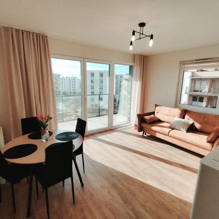 Nowy apartament 2 pokoje z tarasem - 45m2 Mokotów