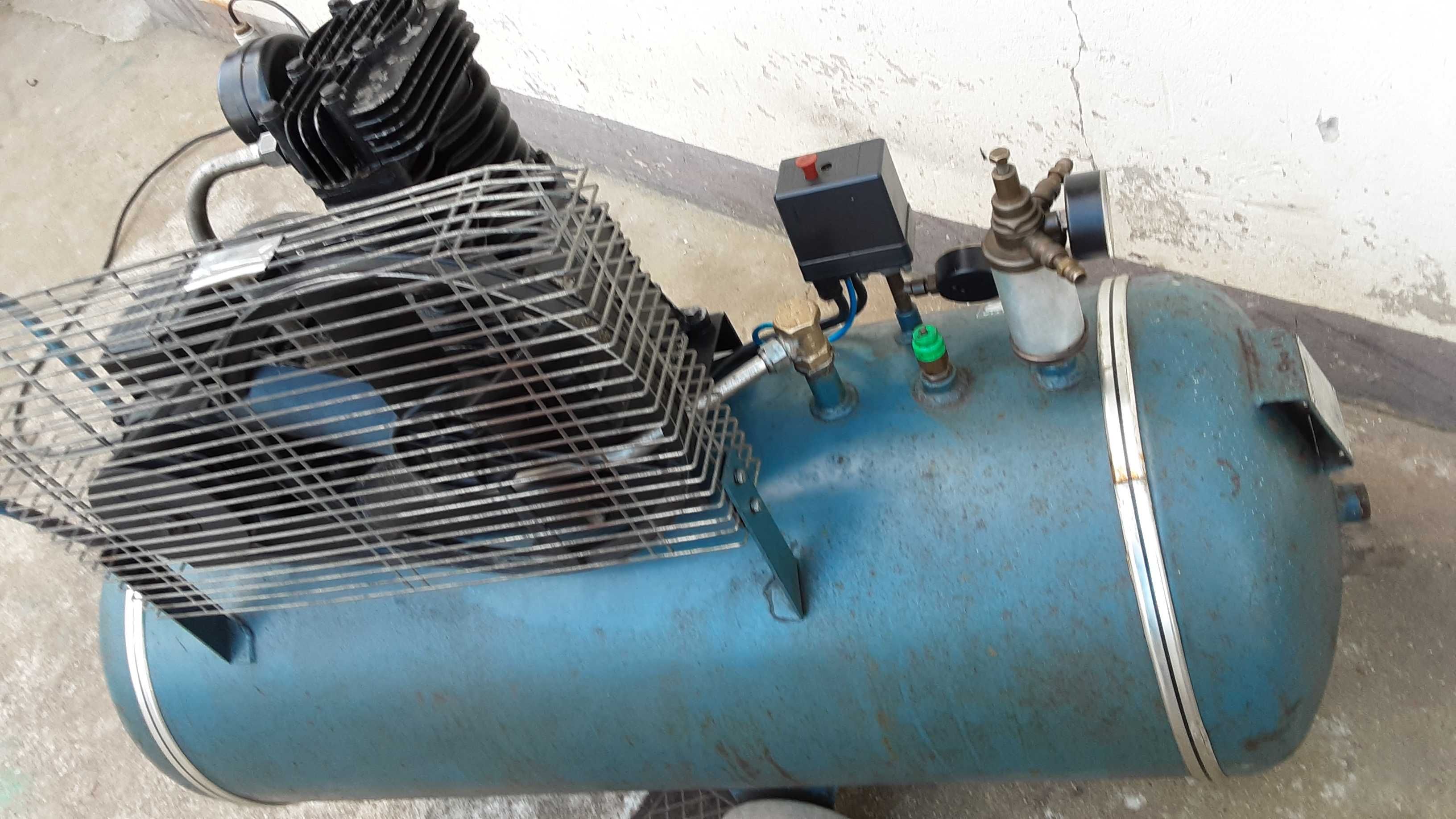 Compressor rubete 200 litros cabeça nova