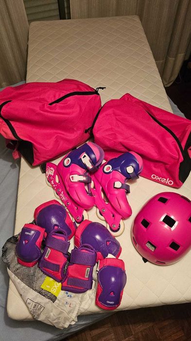 Patins de Criança PLAY3 Rosa Violeta tamanho