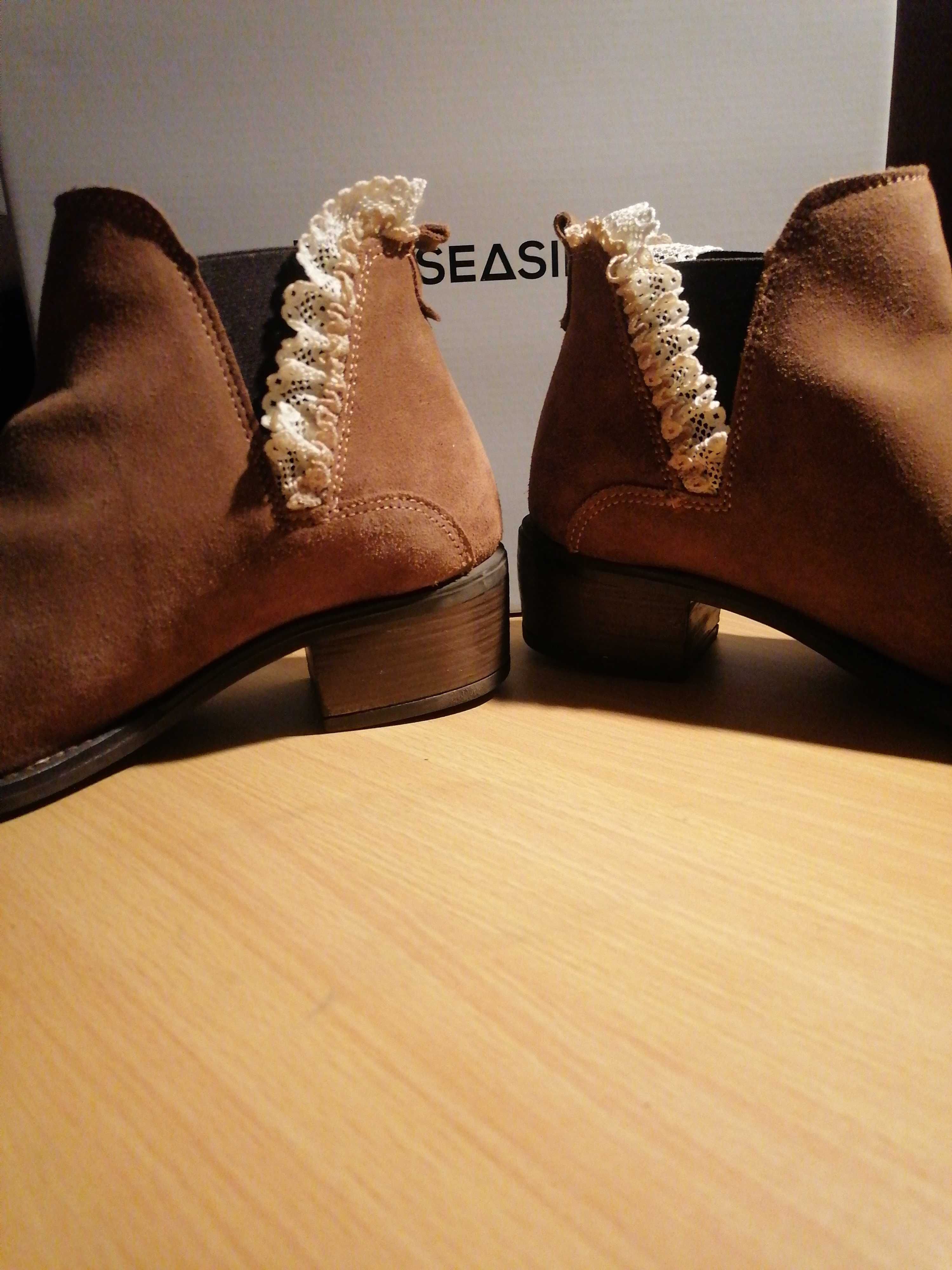 Botas  Seaside Taupe Tamanho 37