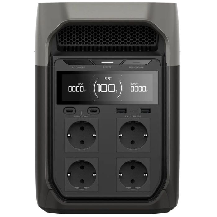 Зарядна станція EcoFlow Delta 3, 1800 Вт, 1024 Вт*год