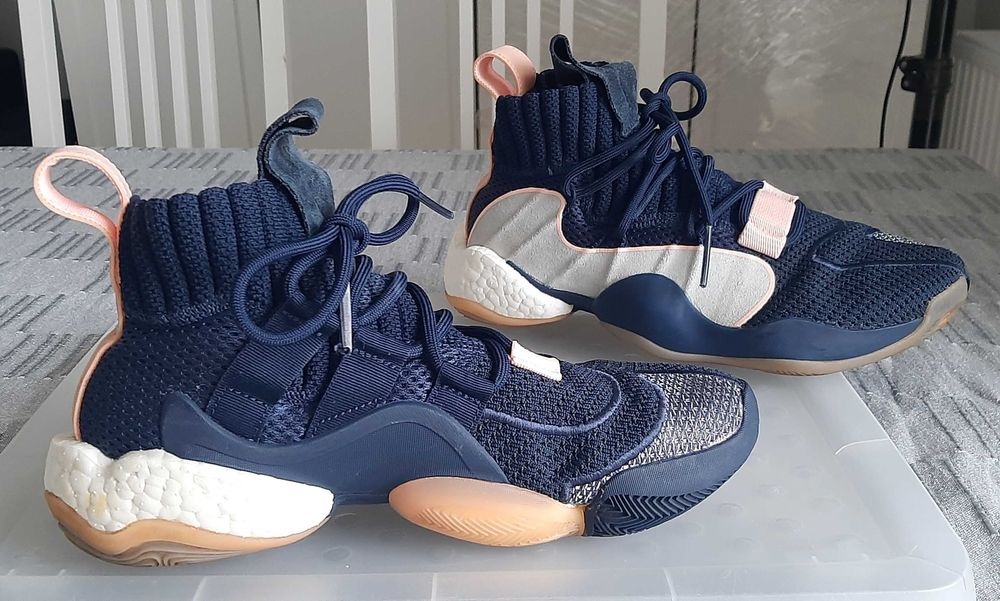 Adidas 38 i 2/3 granatowo różowe