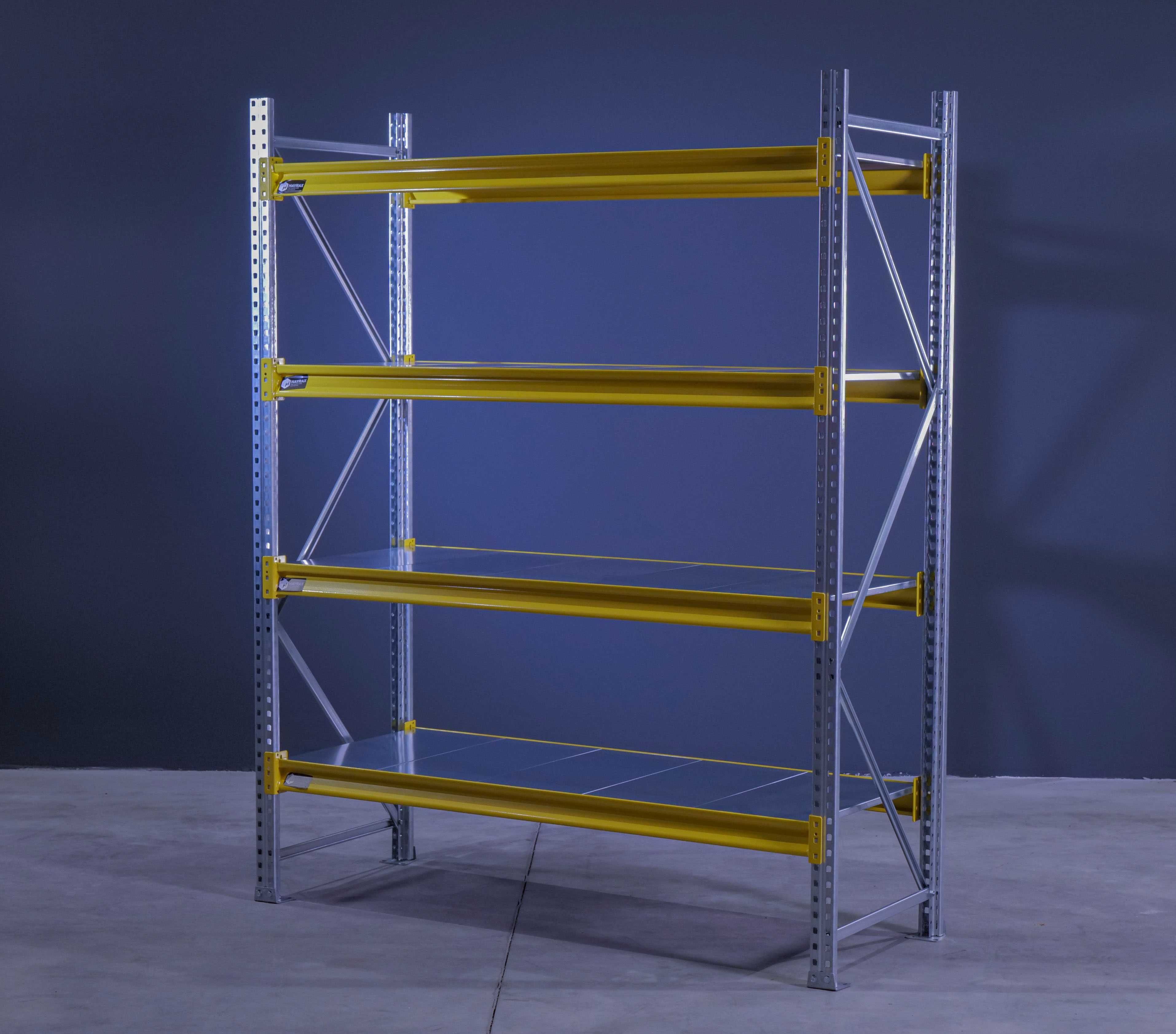 Regał na opony magazynowy półkowy HAYRAX FleXo 200 x 150 x 40 cm.